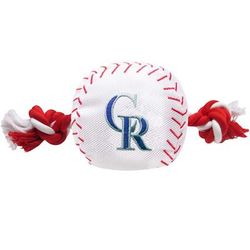 MLB Colorado Rockies Baseball Toy, Large, Black