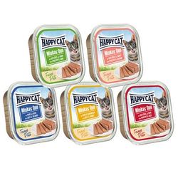Happy Cat Minkas Duo Paté Umido per gatto - 12 x 100 g Pacco misto: 5 gusti