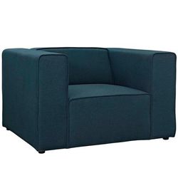 Mingle Upholstered Fabric Armchair - East End Imports EEI-2718-BLU