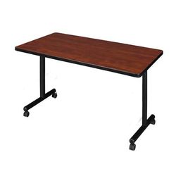 "42" x 30" Kobe Mobile Training Table in Cherry - Regency MKTRCC4230CH"