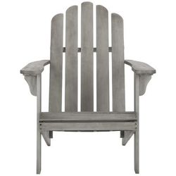 Topher Adirondack Chair in Grey Wash - Safavieh PAT7027B