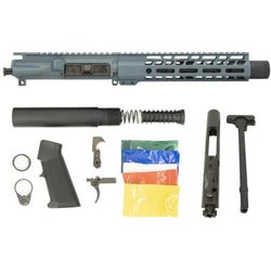 Ghost Firearms Complete Upper Receiver Pistol Lower Parts Kit 5.56mm 7.5in Pistol 4150 M4 Barrel 1-7 Twist 9in M-LOK Free Float Hand Guard Flash Can