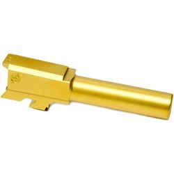 Agency Arms Syndicate Drop-In Match Grade Barrel Glock 43 1-10 Twist Titanium Nitride Gold SYN43NTTiN