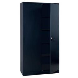 Armoire A Monter Pt Bat - H1950xp423xl120 - 0 Anthrac+4tab - Manutan Expert