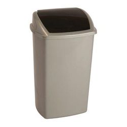 Poubelle 50l Gris/noir - Vepabins