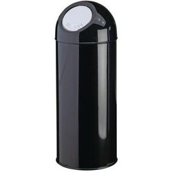 Poubelle Dome 55l Noire 835 X Dia 31 - Vepabins