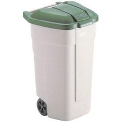 Conteneur À Roues 100 L Vert - Rubbermaid