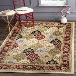 Lyndhurst Collection 4' X 6' Rug in Black And Ivory - Safavieh LNH316B-4