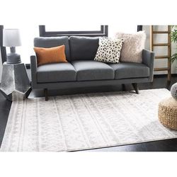 Adirondack Collection 4' X 6' Rug in Navy And Silver - Safavieh ADR114N-4