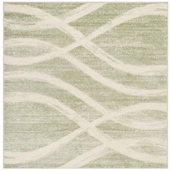 "Adirondack Collection 5'-1" X 7'-6" Rug in Ivory And Silver - Safavieh ADR119A-5"