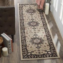 Lyndhurst Collection 4' X 6' Rug in Brown And Multi - Safavieh LNH552-2591-4