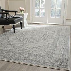 "Adirondack Collection 5'-1" X 7'-6" Rug in Ivory And Slate - Safavieh ADR107S-5"