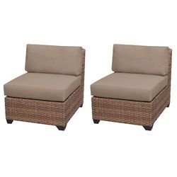 Laguna Armless Sofa 2 Per Box in Wheat - TK Classics Tkc025B-As-Db