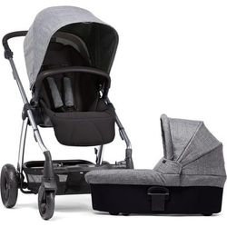 Mamas & Papas Sola 2 Chrome Stroller & Carrycot - Grey Marl