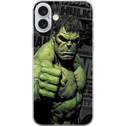 Kompatibelt Mobildeksel til Apple iPhone 16 Plus Hulk-motiv i tegneseriestil kraftig design med grønne nyanser for Marvel- og superheltfans