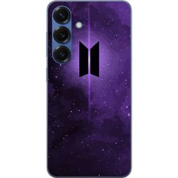 Kompatibelt Mobildeksel til Samsung Galaxy S25+ BTS kpop logo lilla galakse plakat romdesign koreansk band hær symbol stjernehimmel musikk fan kunst
