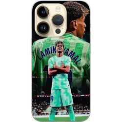 Kompatibelt Mobildeksel til Apple iPhone 14 Pro Barcelona Yamal kamptrøye fotball junior