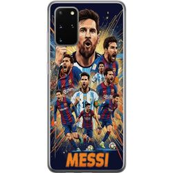 Kompatibelt Mobildeksel til Samsung Galaxy S20+ Messi plakat Argentina Barcelona fotballlegende GOAT VM nummer 10 fotballspiller retro kunst