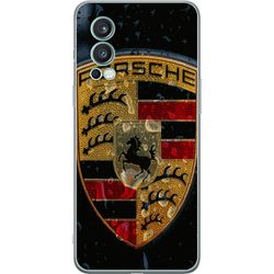 Kompatibelt Mobildeksel til OnePlus Nord 2 5G Porsche emblem plakat luksusbil emblem sportsbil logo Stuttgart klassisk retro design bilmerke kunst