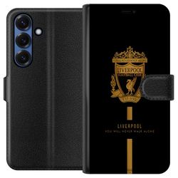 Kompatibelt Lommeboketui til Samsung Galaxy S25+ Liverpool-emblem offisiell klubbdesign 2025