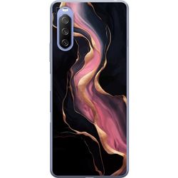 Kompatibel Mobilcover til Sony Xperia 10 III Marmormønster Luksus Design Sten