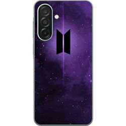 Kompatibelt Mobildeksel til Samsung Galaxy A26 BTS kpop logo lilla galakse plakat romdesign koreansk band hær symbol stjernehimmel musikk fan kunst