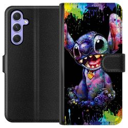 Kompatibelt Lommeboketui til Samsung Galaxy A54 Lilo og Stitch