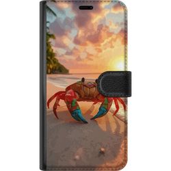 Kompatibelt Lommeboketui til Nothing Phone (3a) Tropiske strandkrabbe fargerik design med solnedgang hav bølger og varm ferie følelse inspirert av tr