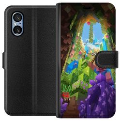 Kompatibel Tegnebogsetui til Sony Xperia 10 VI Minecraft