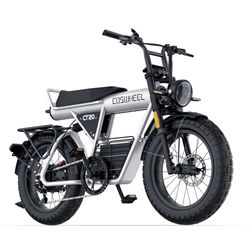 Elcykel COSWHEEL CT20, 48V 25Ah, Lång räckvidd, Grå