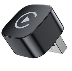 Lollanda Trådlös CarPlay & Android Auto Adapter, Plug-and-Play, för CarPlay och Android Auto, Svart/Silver