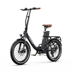 OneSport OT16-2 20-tums elcykel för stadsbruk, 250W motor, 48V 17Ah batteri, hopfällbar, räckvidd 60-120km, 7 växlar, MAX 25km/h.