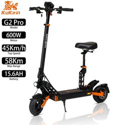 KUKIRIN G2 Pro 2025 version Vuxen elektrisk skoter 600W Motor 48V 15,6Ah Batteri 45km/h Max hastighet 55KM Räckvidd Vuxen Scooter
