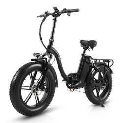 Cmacewheel Y20 750W vuxen city elcykel, hopfällbar, 18AH batteri, 20*4 fett däck.