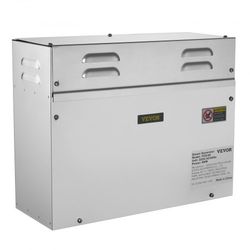 Ånggenerator, 6kW bastuånggenerator med LED digital display, 39.5x15.3x31.3 cm, rostfritt stål