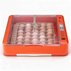 Egginkubator, 36 egg kapasitet, 48x42x13 cm, automatisk vender
