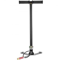 Handpump, 3-stegs högtrycks PCP, 27x16x62,5-107 cm, svart, rostfritt stål