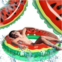 Oppustelig badering vandmelon 80 cm PVC maks 60 kg