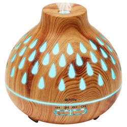 Aromadiffuser luftfuktare 400 ml ultraljud med LED & fjärrkontroll