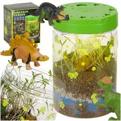 Dinoæg terrarium dyrkningssæt med LED-natlampe, 3 æg, 6+ år