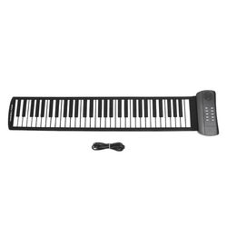 Rulleklaver til børn 61 tangenter Elektronisk tykt bærbart foldbart USB genopladeligt keyboard