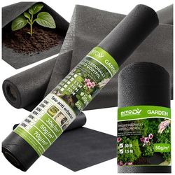 Bunddækkestof 50g 1,5x30m – Ukrudtsdug sort | Agrotextil