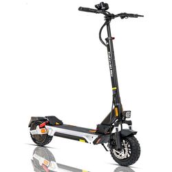 KuKirin M4 Max Elektrisk Sparkcykel med LED Display & Belysning – 800W Motor (45km/h), 64km Räckvidd, 3 Hastighetslägen, Cruise Control, Skivbromsar & Dubbel Fjädring för Komfort