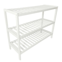 Valkoinen kenkäkaappi eteiseen 55x70x26