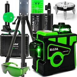 HILDA 3D SELVNIVELLERINGSLASER NIVEAUKRYDSLASER + STATIV 160 cm