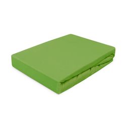 Stræklagen 140x200 elastisk JERSEY 100% BOMULD grøn kaktus