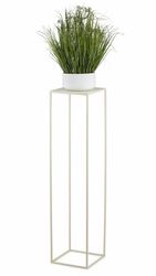 Creme stående blomsterstativ 100 cm