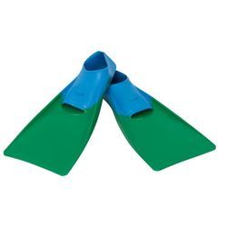 Aqua-Sport XXXXL lange svømmefinner, grøn-blå, størrelse 48-49 AS1619