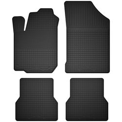 Gummimattor för bilen, set om 4, universalmodell: Peugeot 108 halvkombi (2014-)
