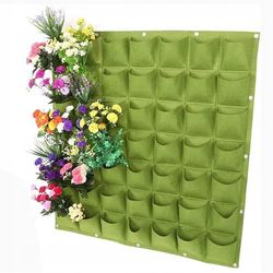 [pakb] Lodret havevæg med plantelommer 49 lommer 100x100cm D1177